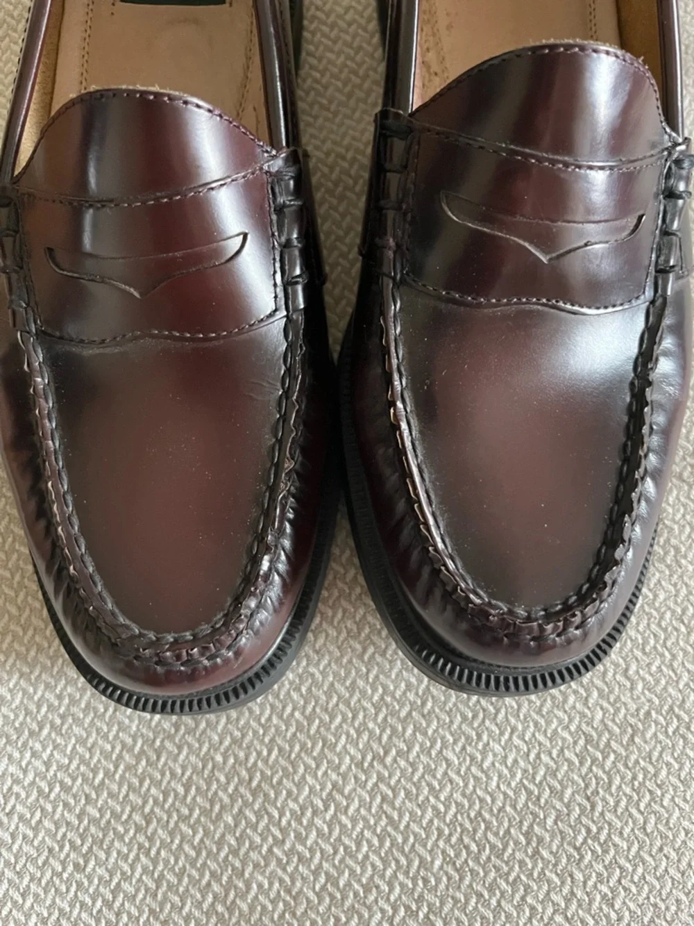 Nunn Bush Men's Brown Leather Penny Loafers Size 7.5M - Picture 10 of 11
